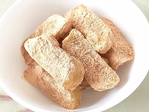 レンジで簡単!さつまいものきなこ団子♪